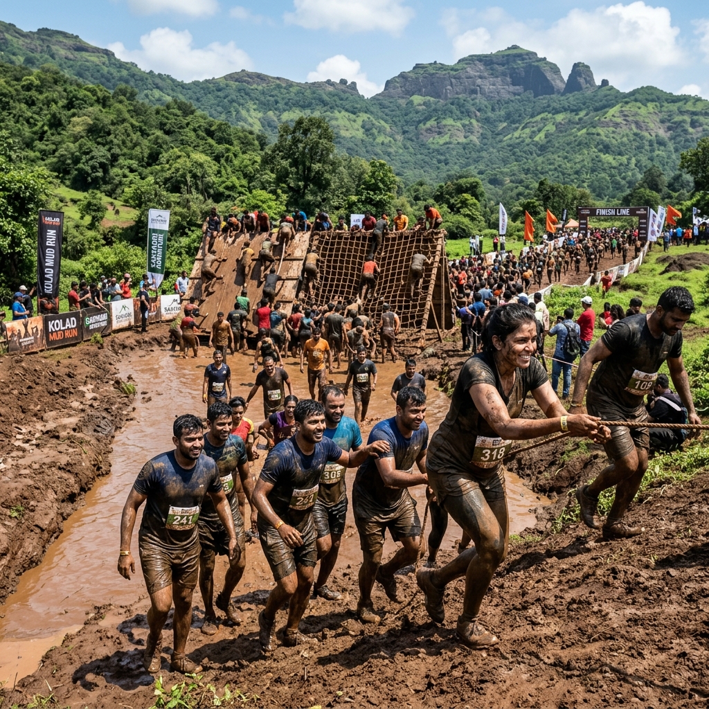 The Mud Rush: India's Premier Obstacle Race in Kolad