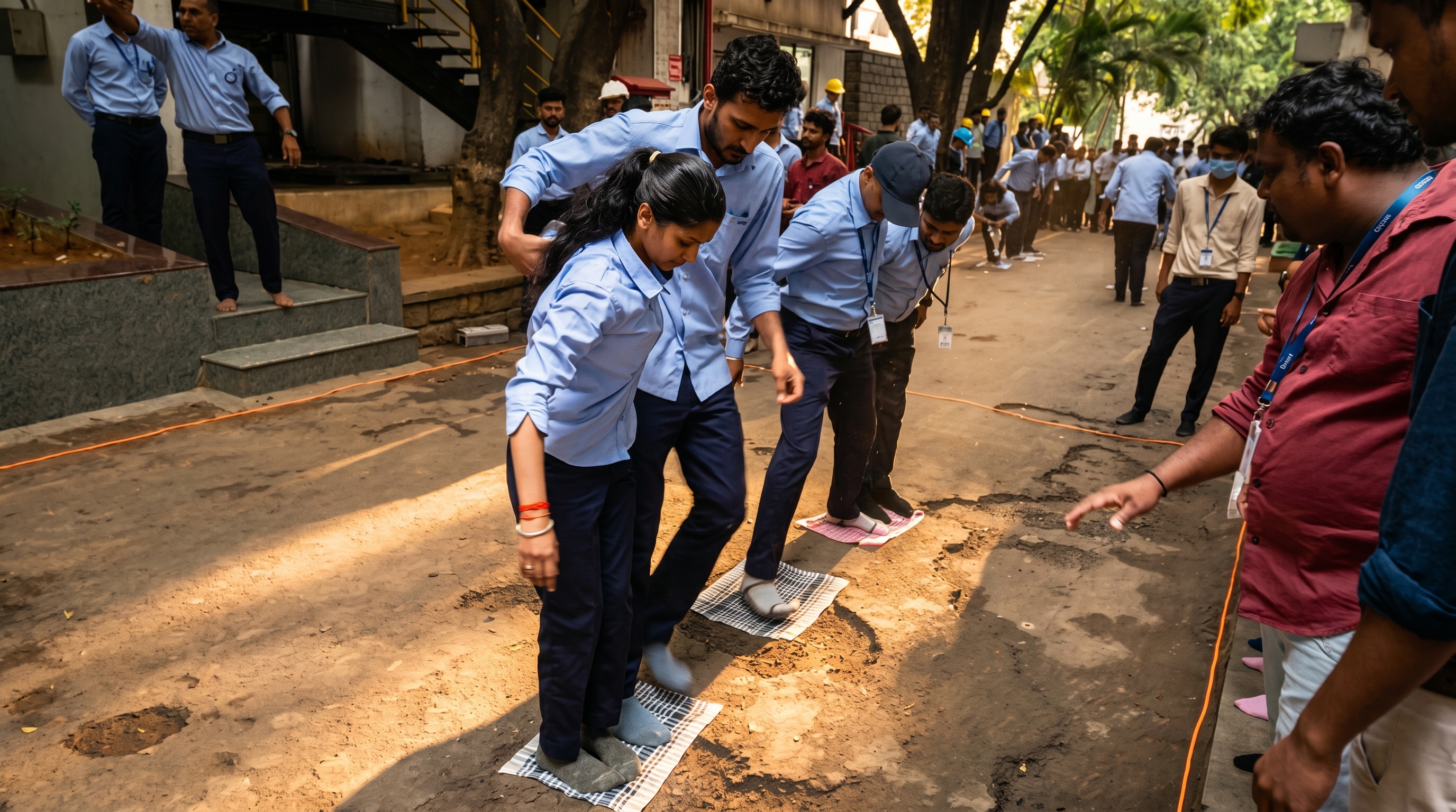 Three Cloth Race